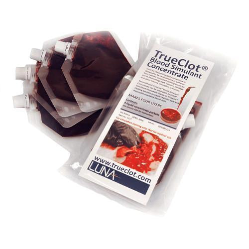 TrueClot Blood Simulant Concentrate 4X1LTR Packs Tactical Distributors Ltd New Zealand
