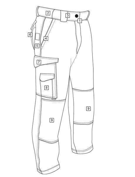 TruSpec 24/7 Series Tactical Pants Coyote 1063 Clothing and Apparel TruSpec Tactical Gear Supplier Tactical Distributors Australia
