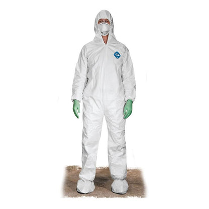 Tyvek Coverall Full Suit with Hood and Boots Coveralls Arrowhead Forensics Tactical Gear Supplier Tactical Distributors Australia
