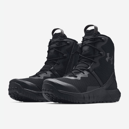 Under Armour Men's Micro G Valsetz Zip Tactical Boot Black Boots Under Armour Tactical Gear Supplier Tactical Distributors Australia