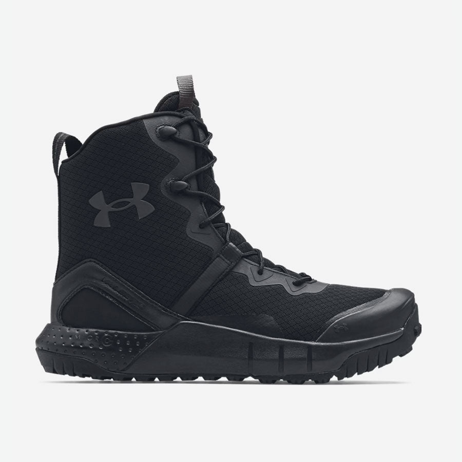 Under Armour Men's Micro G Valsetz Zip Tactical Boot Black Boots Under Armour Tactical Gear Supplier Tactical Distributors Australia