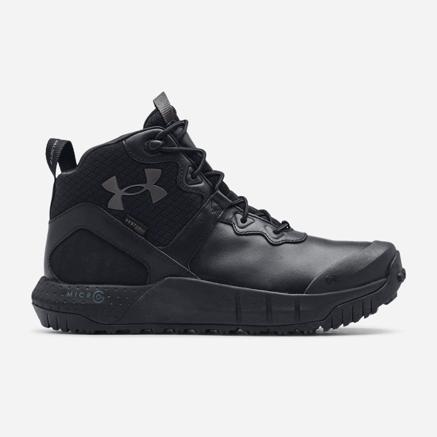 Under Armour Micro G Valsetz Mid Leather Waterproof Uniform Tactical Boots Boots Under Armour Tactical Gear Supplier Tactical Distributors Australia