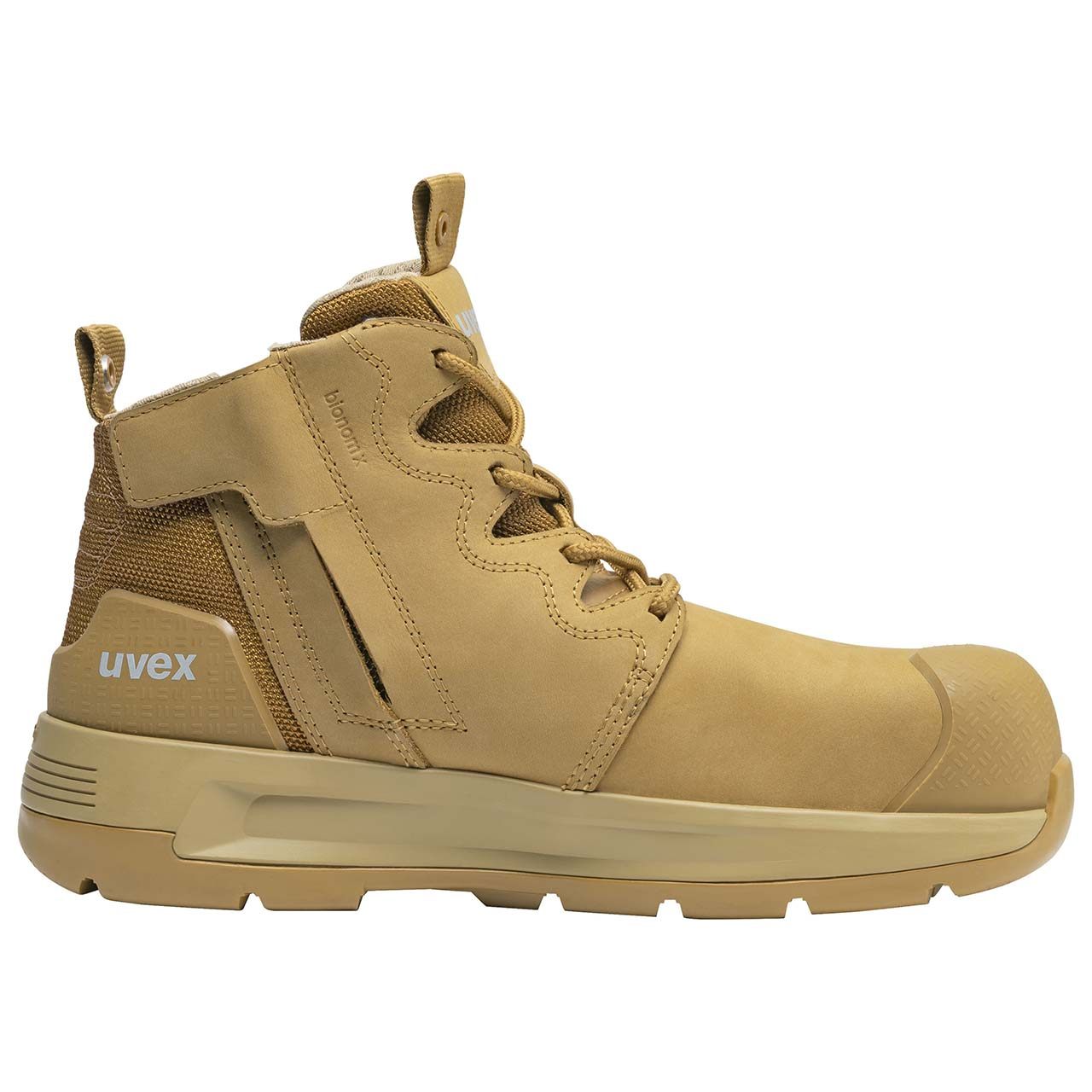 UVEX 2 X-Flow Side-Zip Work Boot Tan Tactical Distributors Ltd New Zealand