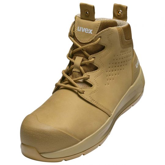 UVEX 2 X-Flow Side-Zip Work Boot Tan Tactical Distributors Ltd New Zealand