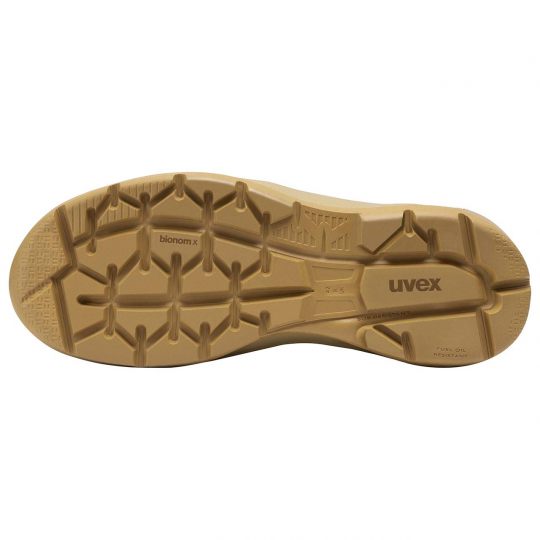 UVEX 2 X-Flow Side-Zip Work Boot Tan Tactical Distributors Ltd New Zealand