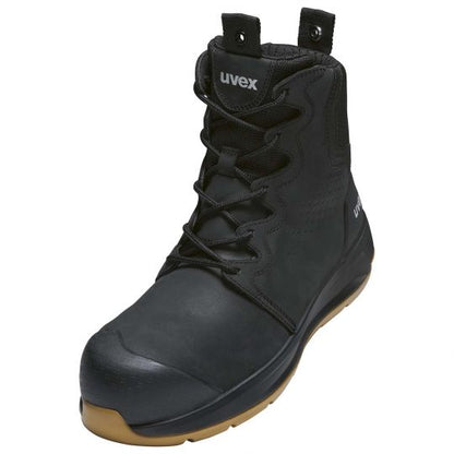 UVEX 3 X-Flow Side-Zip Work Boot Black/Tan Tactical Distributors Ltd New Zealand