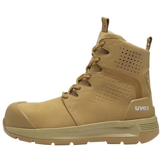 UVEX 3 X-Flow Tan Work Boot Wheat Tactical Distributors Ltd New Zealand