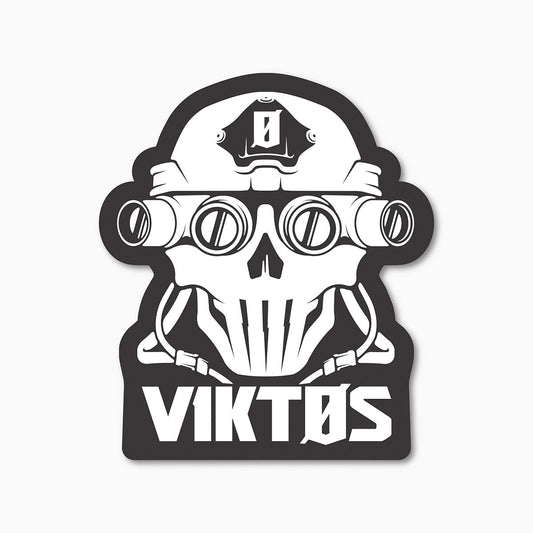 VIKTOS 3 Inches Four Eyes Sticker White Tactical Distributors Ltd New Zealand