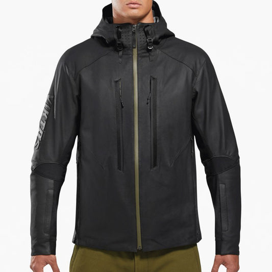 VIKTOS Actual Waterproof Leather Jacket Black Nightfjall Extra Small Tactical Distributors Ltd New Zealand