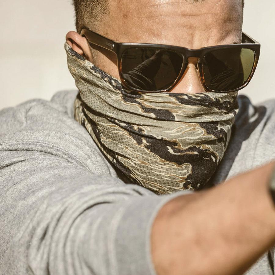 VIKTOS Adaptable Mekong Face Mask Tiger Green Tactical Distributors Ltd New Zealand