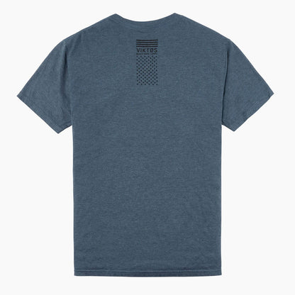 VIKTOS Block Tee Navy Heather Tactical Distributors Ltd New Zealand