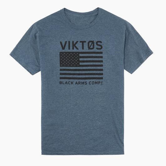 VIKTOS Block Tee Navy Heather Tactical Distributors Ltd New Zealand