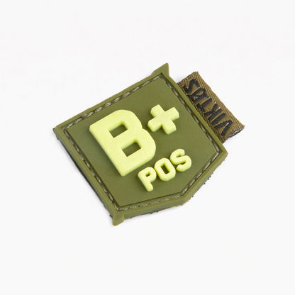 VIKTOS Bloodtype Mini Moralpha Patches B Positive Tactical Distributors Ltd New Zealand