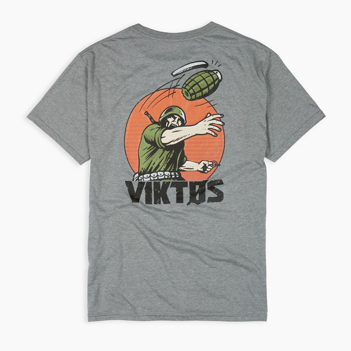 VIKTOS Pineapple Surprise Tee Graphite Heather Tactical Distributors Ltd New Zealand