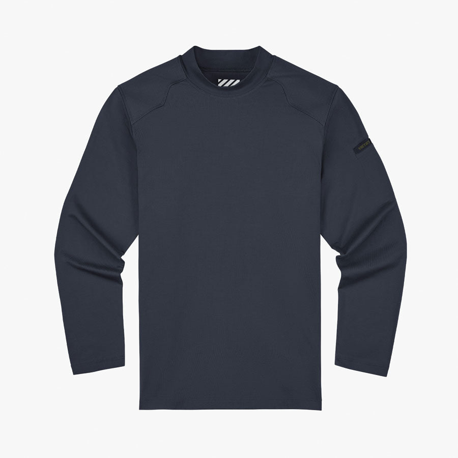 VIKTOS Range Trainer Coolmax Jersey Dark Navy Long Sleeve Shirts VIKTOS X-Small Tactical Gear Supplier Tactical Distributors Australia