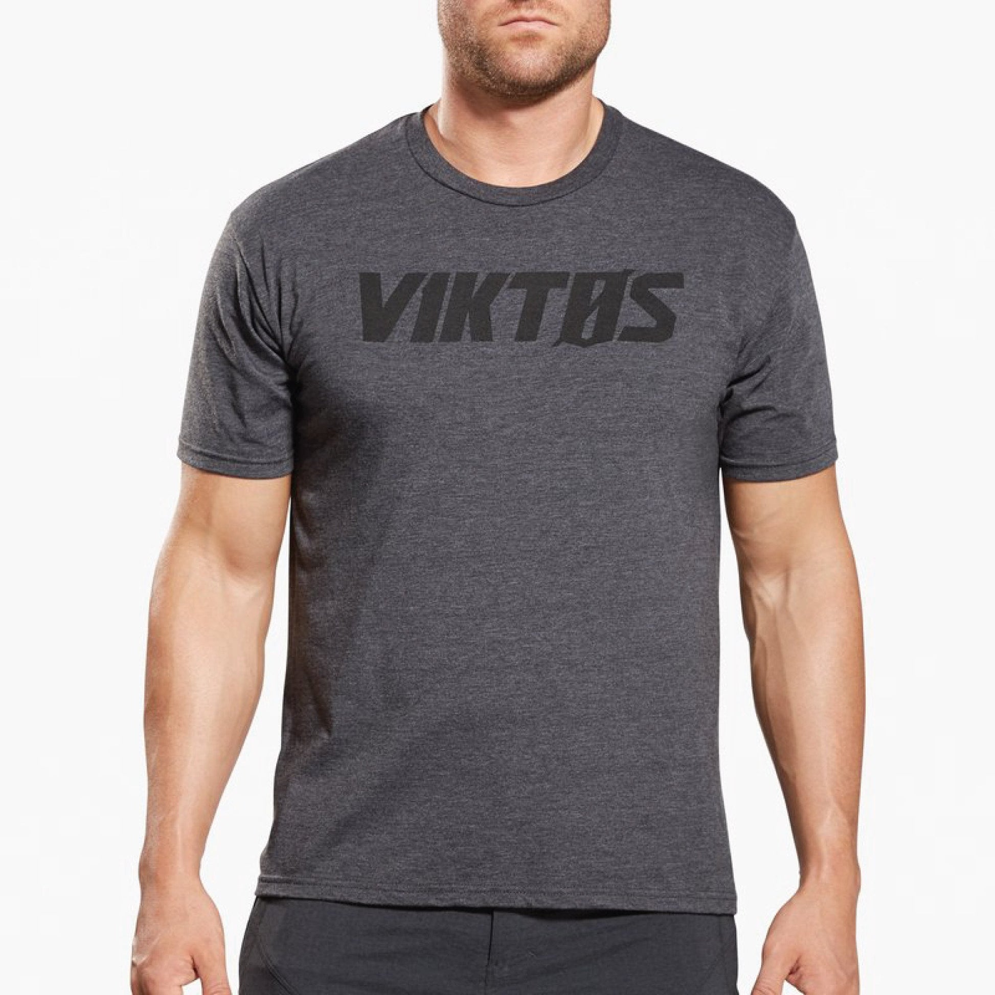 VIKTOS Tack Tee Charcoal Heather Small Tactical Distributors Ltd New Zealand