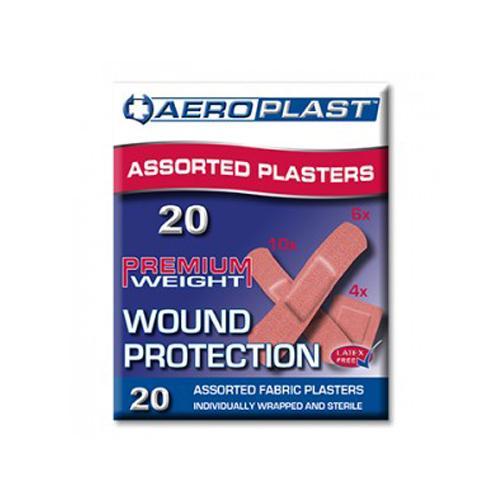 Warrior Medical FastAid Fabric Adhesive Strips Pack of 20 - Assorted Strips Tactical Distributors Ltd New Zealand