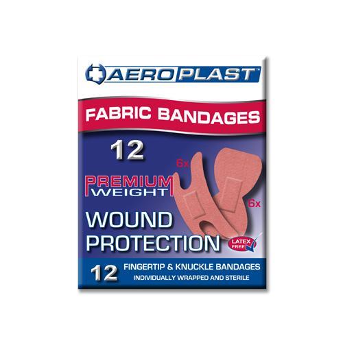 Warrior Medical FastAid Fabric Adhesive Strips Pack of 12 - Finger Knuckle Strips Tactical Distributors Ltd New Zealand