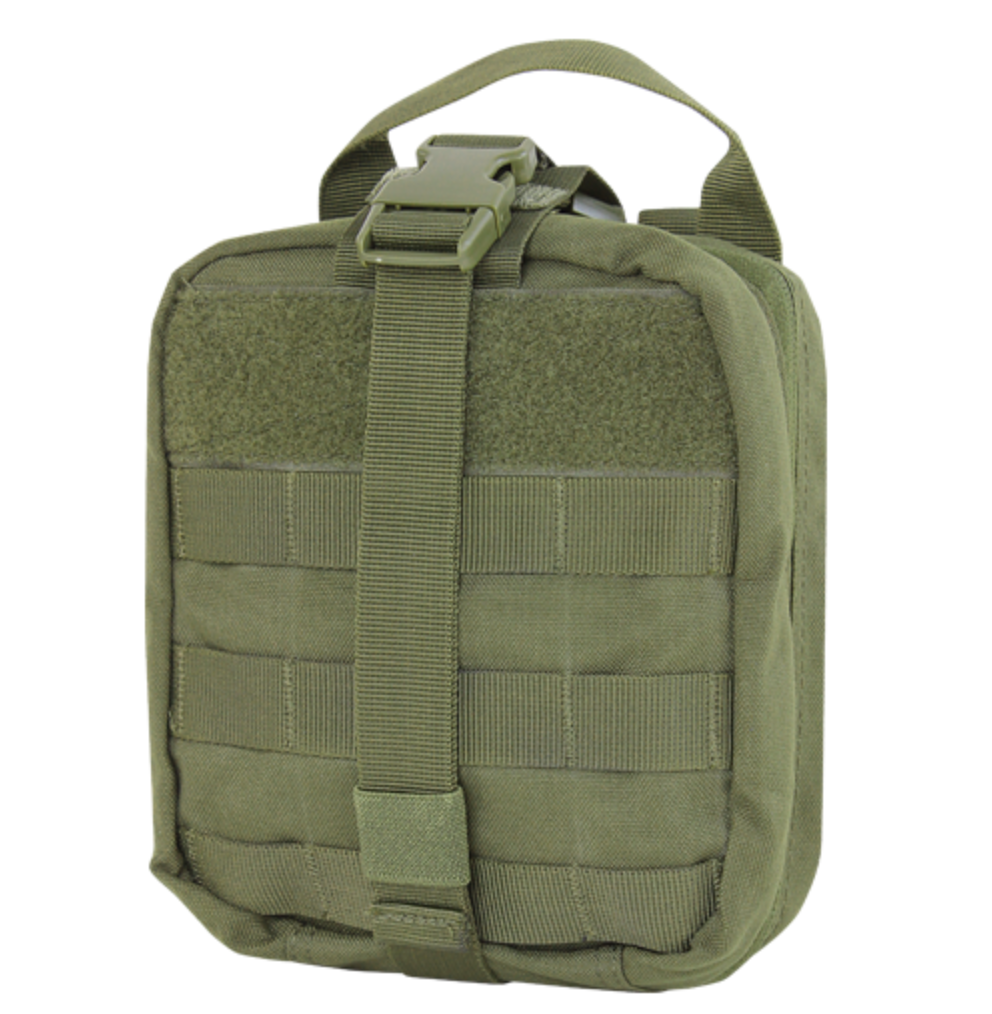 Warrior Medical IFAK Emergency Medical Trauma Kit with Condor Rip-Away EMT Pouch IFAK Pouches Condor Outdoor OD Green Tactical Gear Supplier Tactical Distributors Australia