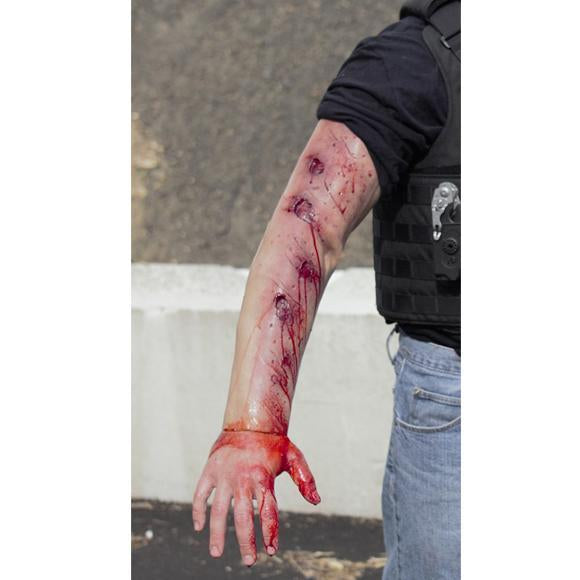 Wearable Wounds Shrapnel-Full Arm Light Skin Tactical Distributors Ltd New Zealand