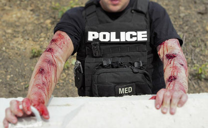 Wearable Wounds Shrapnel-Full Arm Light Skin Tactical Distributors Ltd New Zealand