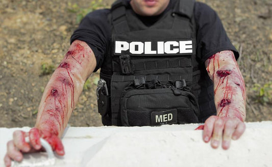 Wearable Wounds Shrapnel-Full Arm Light Skin Tactical Distributors Ltd New Zealand