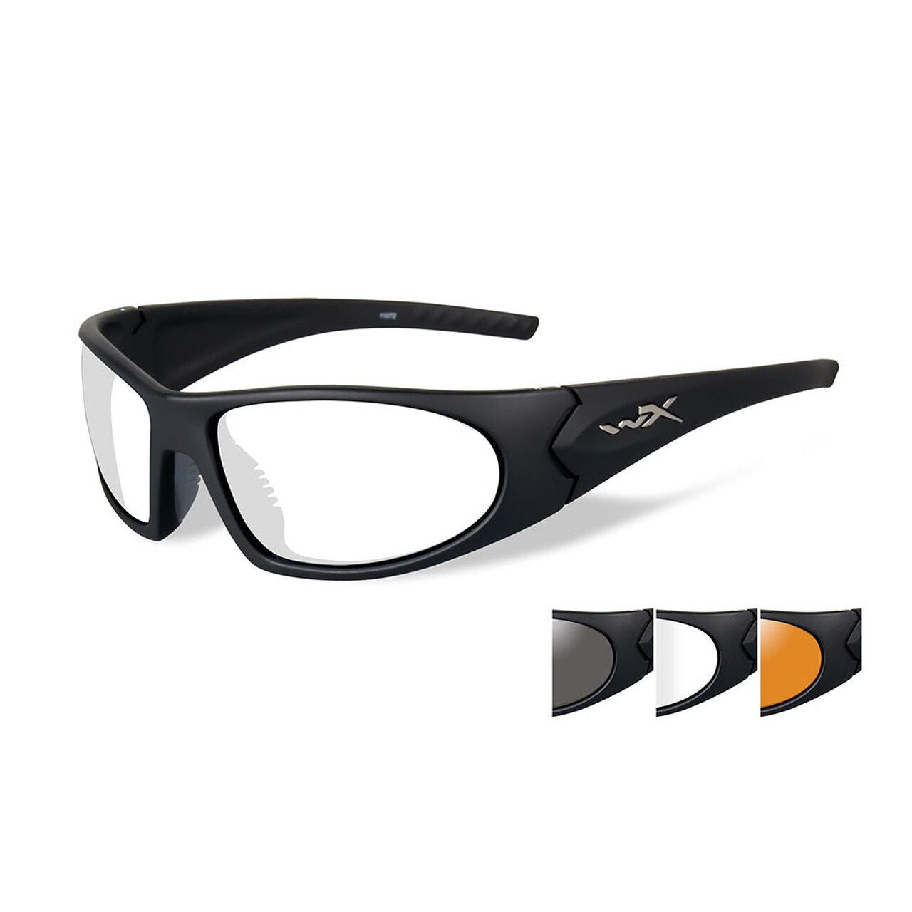 Wiley X Romer 3 Sunglasses Three Lens Matte Black Frame Tactical Distributors Ltd New Zealand