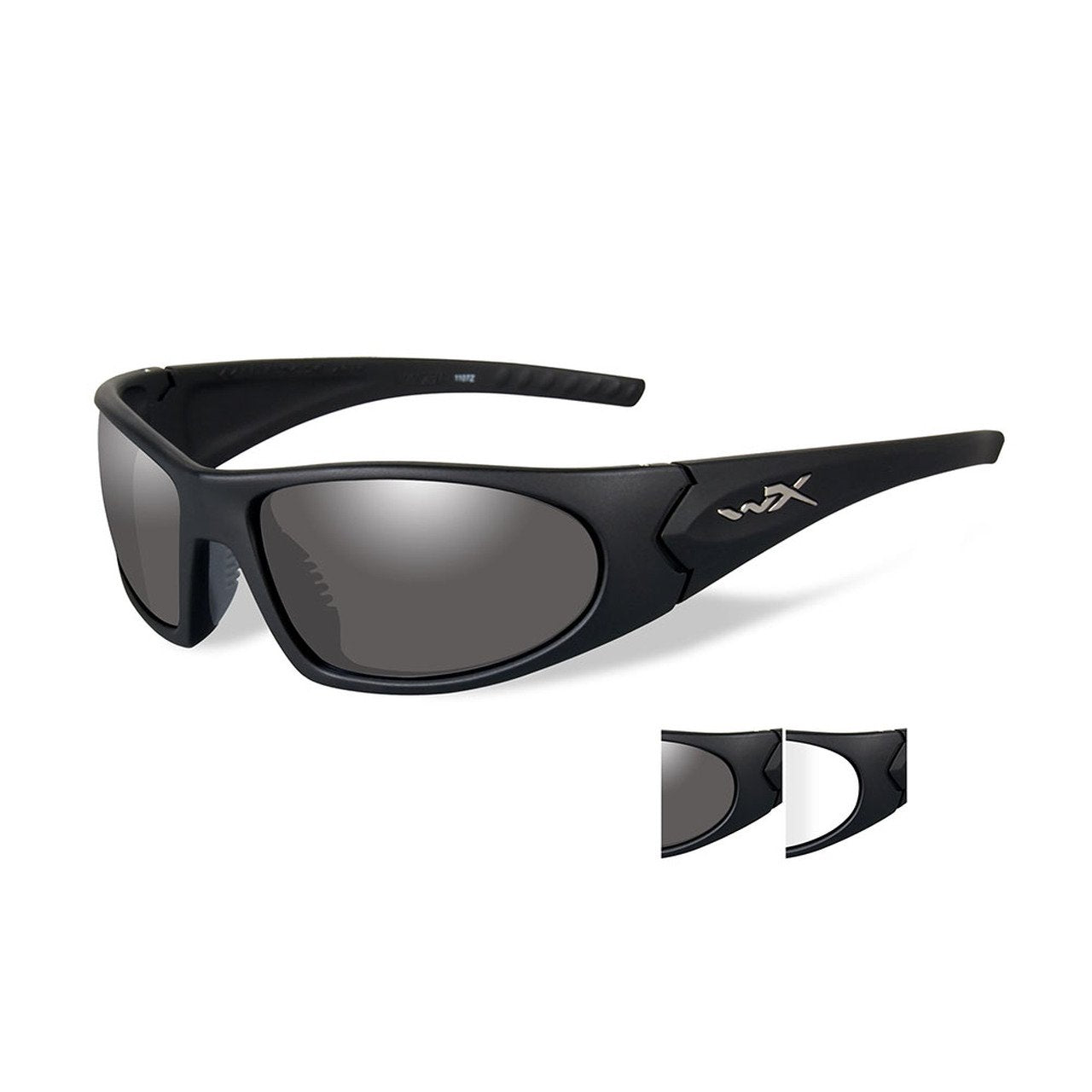 Wiley X Romer 3 Sunglasses Two Lens Matte Black Frame Tactical Distributors Ltd New Zealand