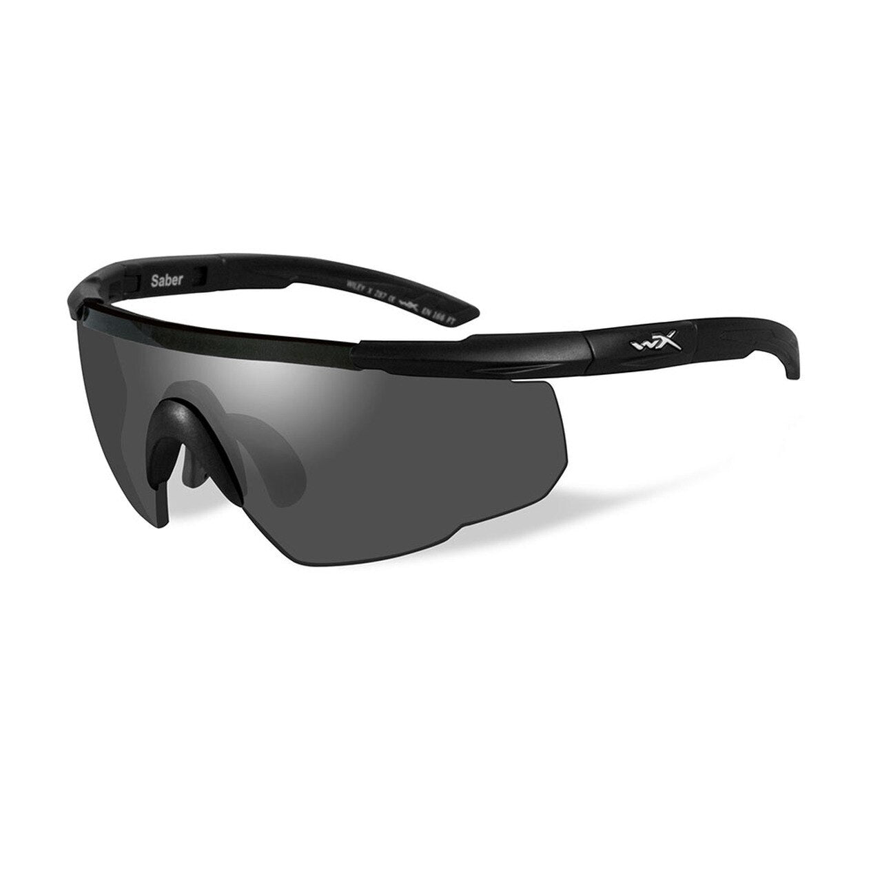 Wiley X Saber Advanced Eyeshield Smoke Grey Lens Matte Black Frame Tactical Distributors Ltd New Zealand