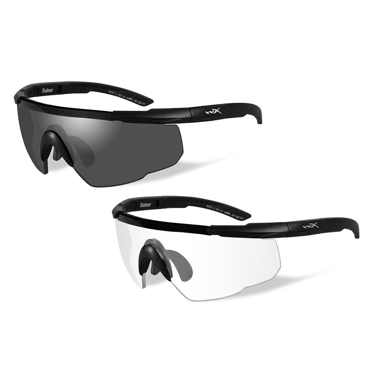 Wiley X Saber Advanced Eyeshield Two Lens Two Matte Black Frames Tactical Distributors Ltd New Zealand